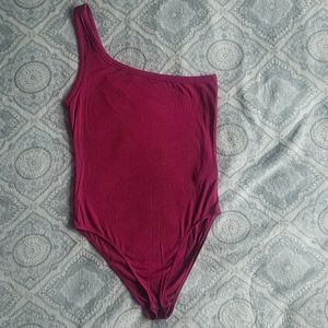 One shoulder bodysuit